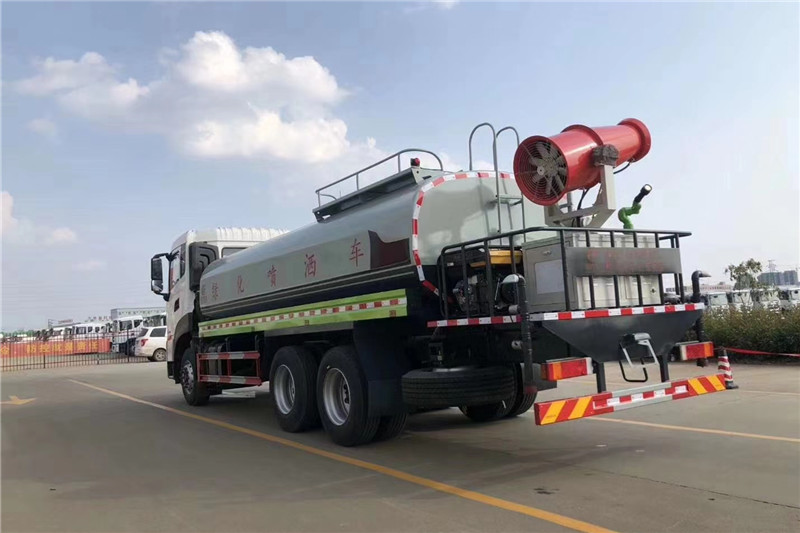 東風(fēng)天龍后八輪20噸噴霧車，國(guó)六綠化噴灑車